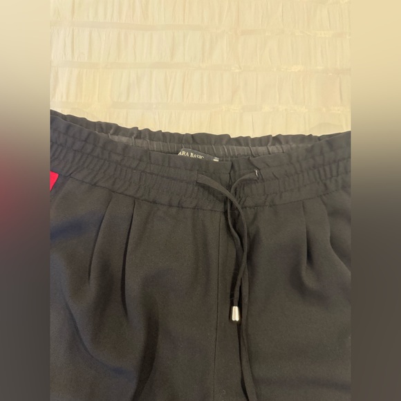 Zara Drawstring Dress Pants - Red Stripe - Size XS - Picture 2 of 3